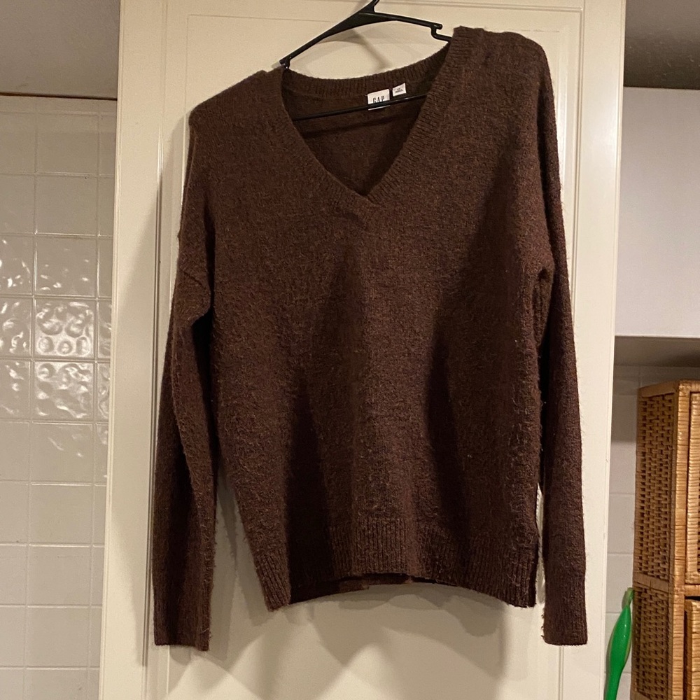 EUC GAP Chocolate Knit Sweater size XS